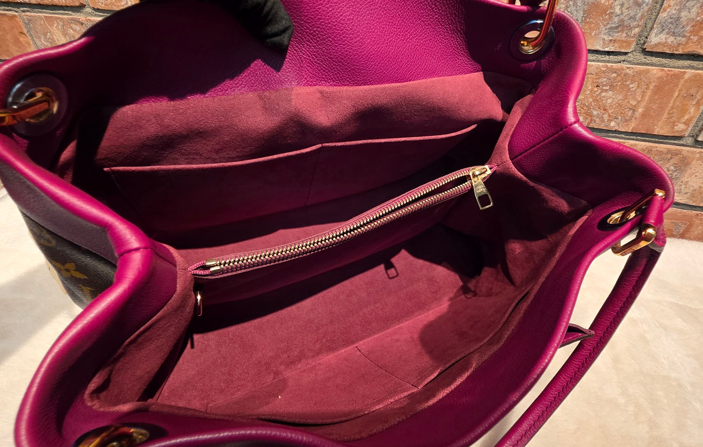 Authentic Louis Vuitton Olympe in Aurore