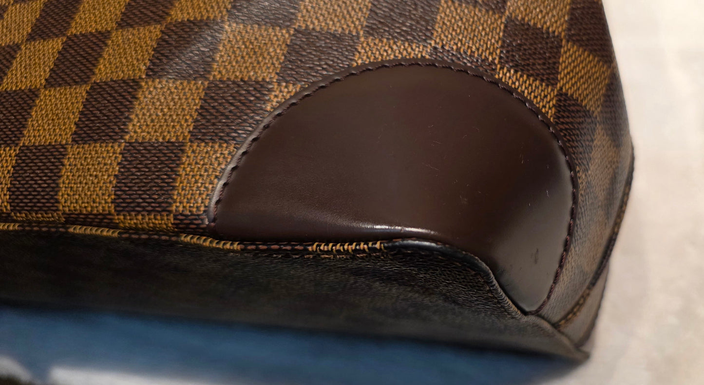 Authentic Louis Vuitton Hampstead MM Damier Ebene