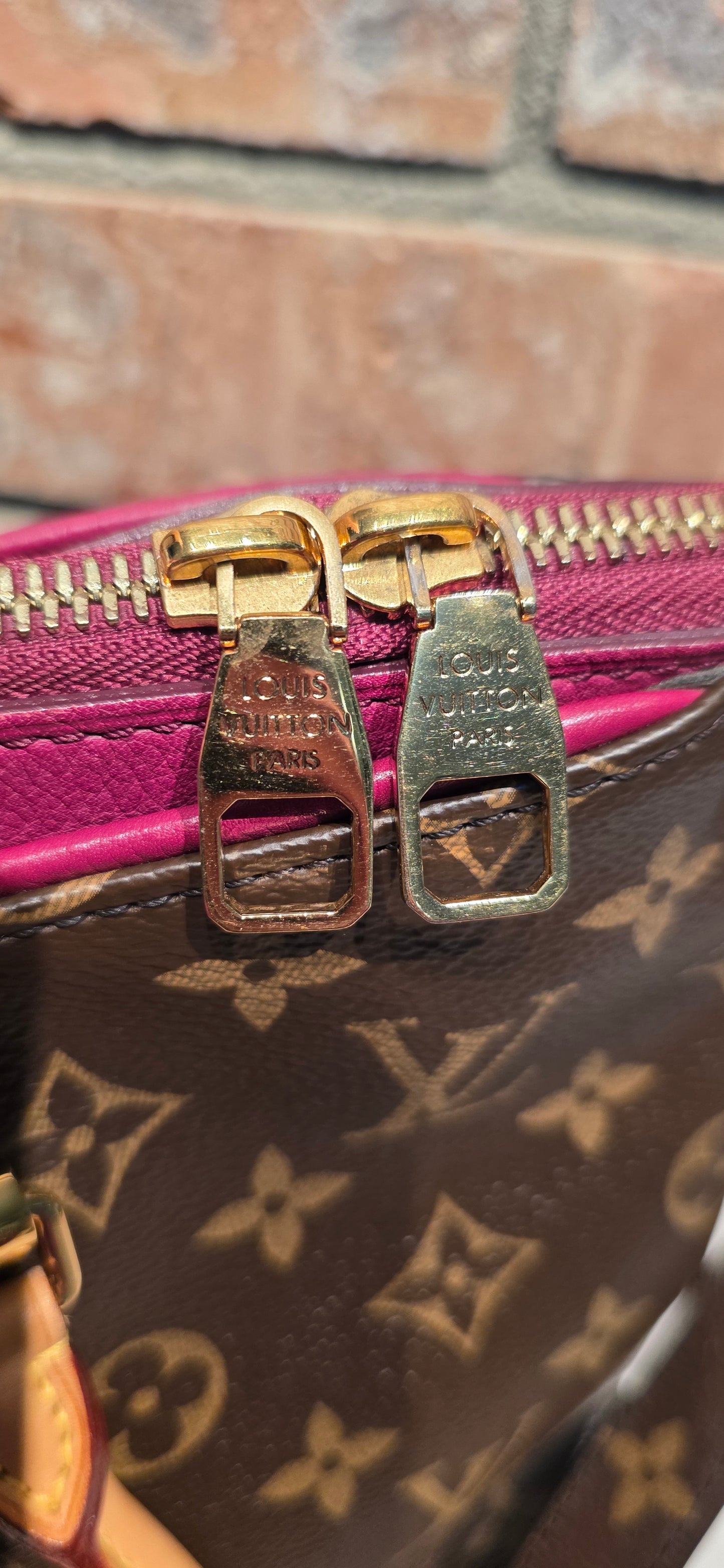 Authentic Louis Vuitton Pallas MM Aurore