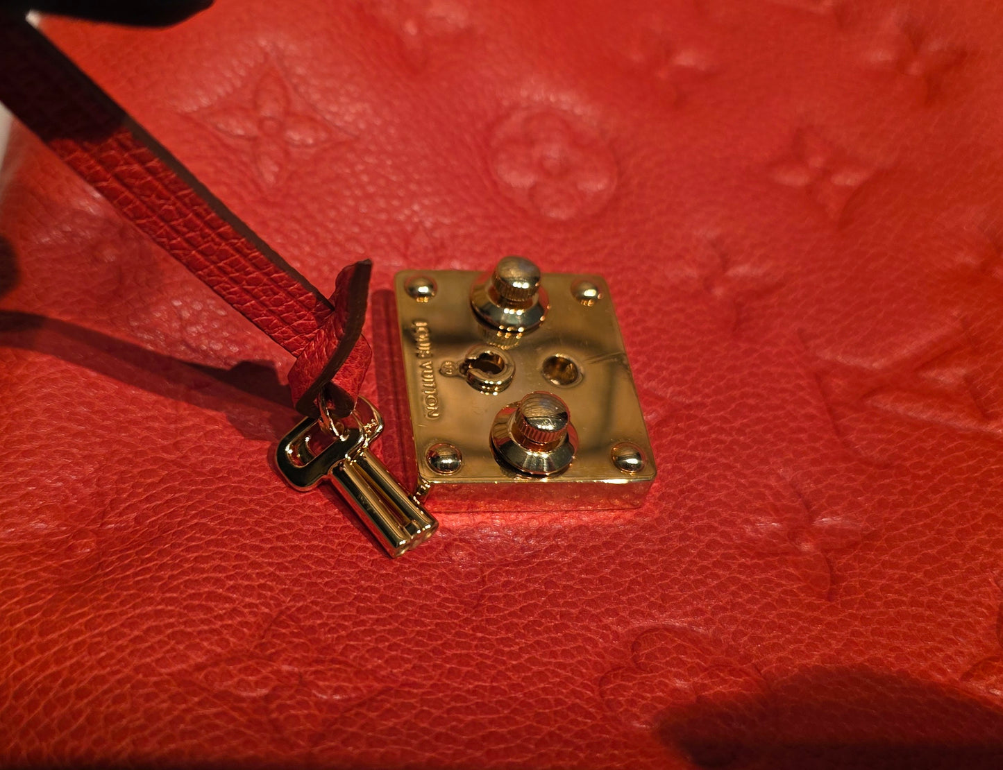 Authentic Louis Vuitton Fascinante Empreinte Red