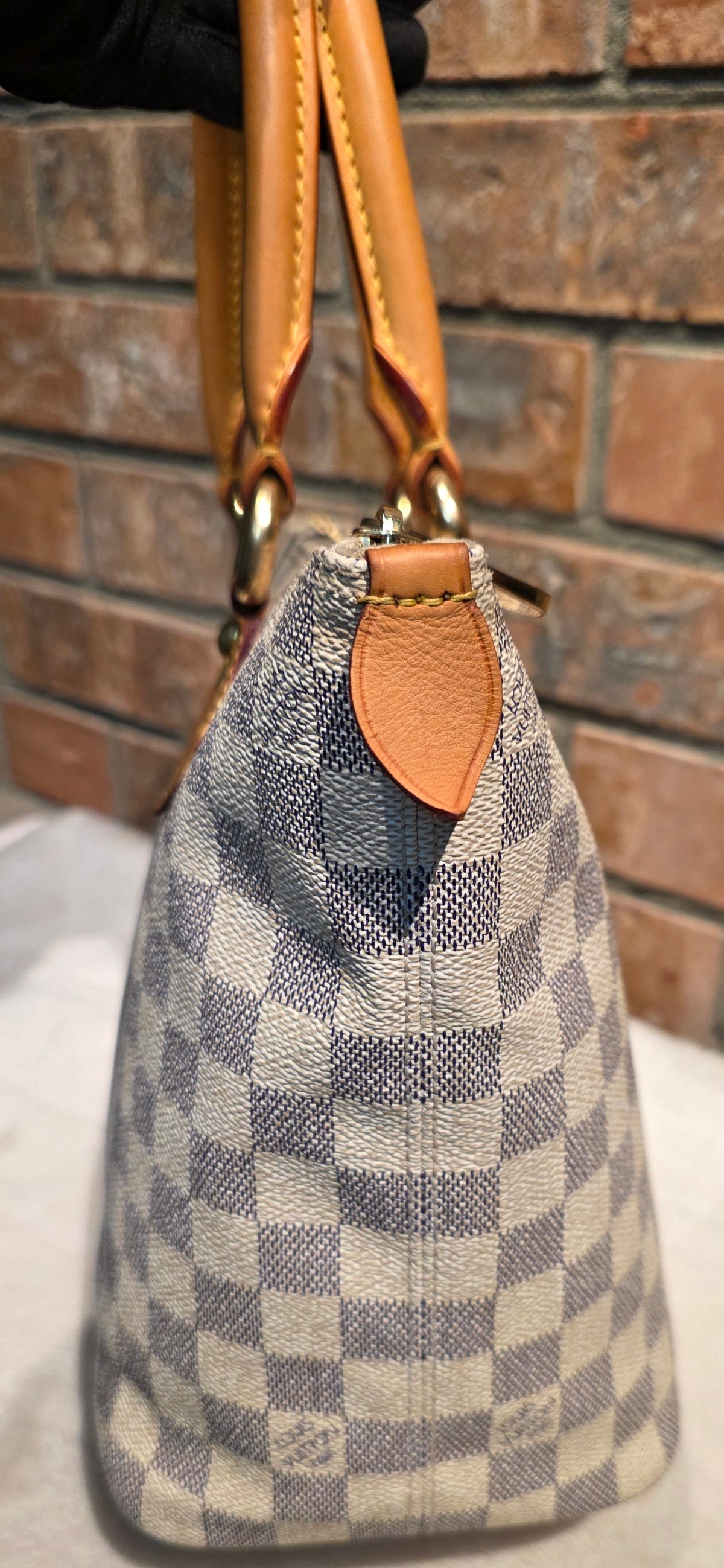 Authentic Louis Vuitton Saleya PM Damier Azur