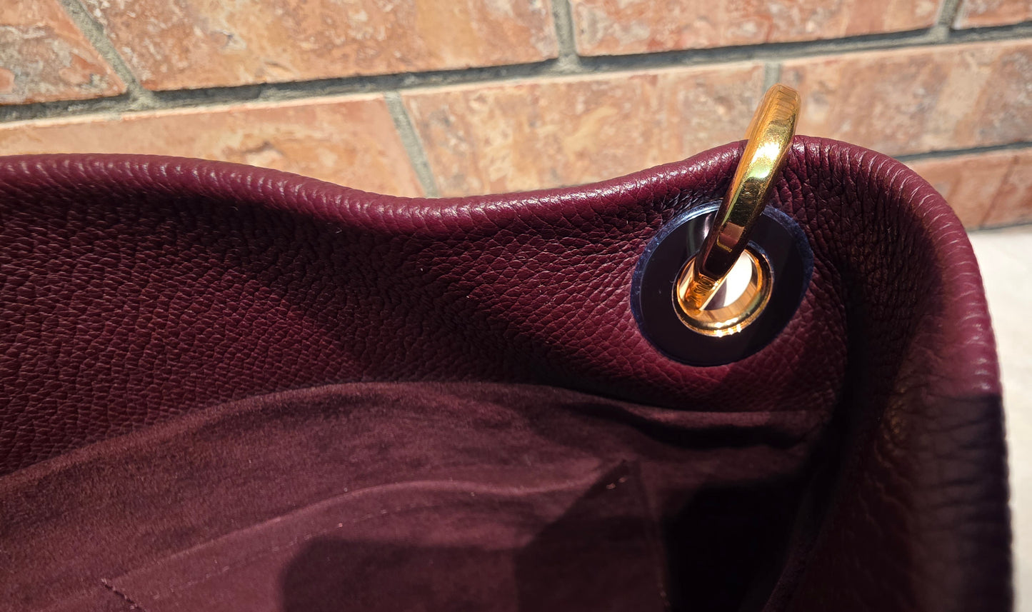 Authentic Louis Vuitton Olympe Monogram Bordeaux