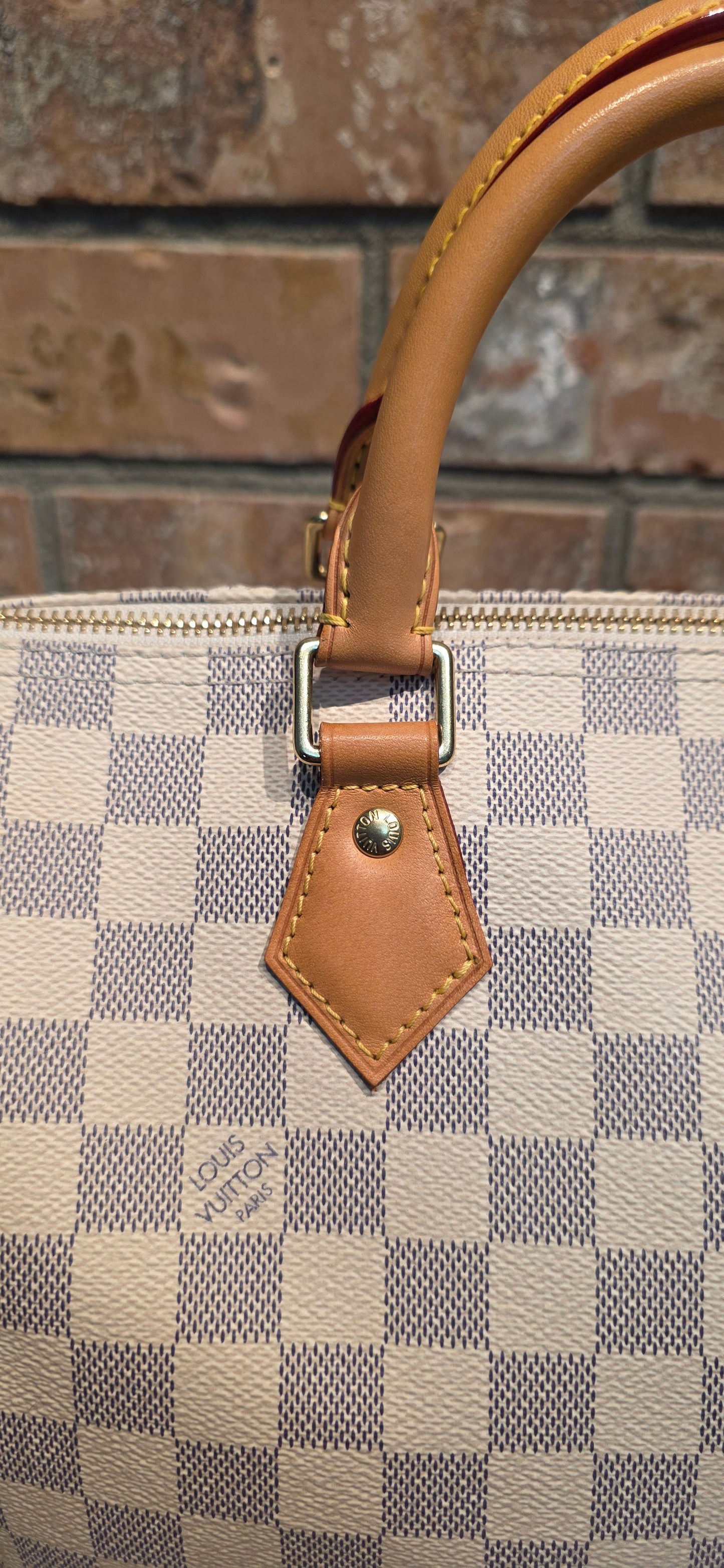 Authentic Louis Vuitton Speedy 30 Damier Azur