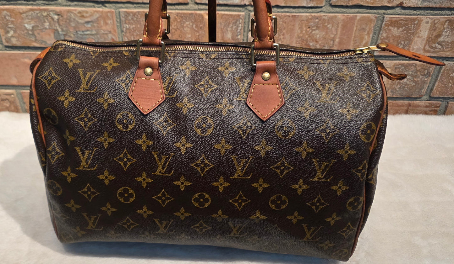Authentic Louis Vuitton Speedy 35 Monogram