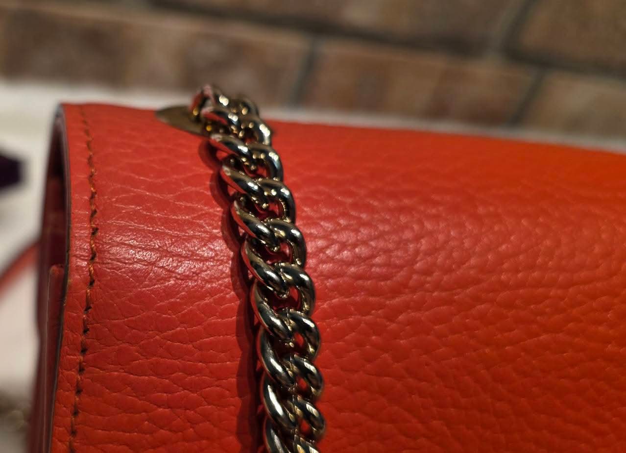 Authentic Gucci GG Interlocking Crossbody in Orange