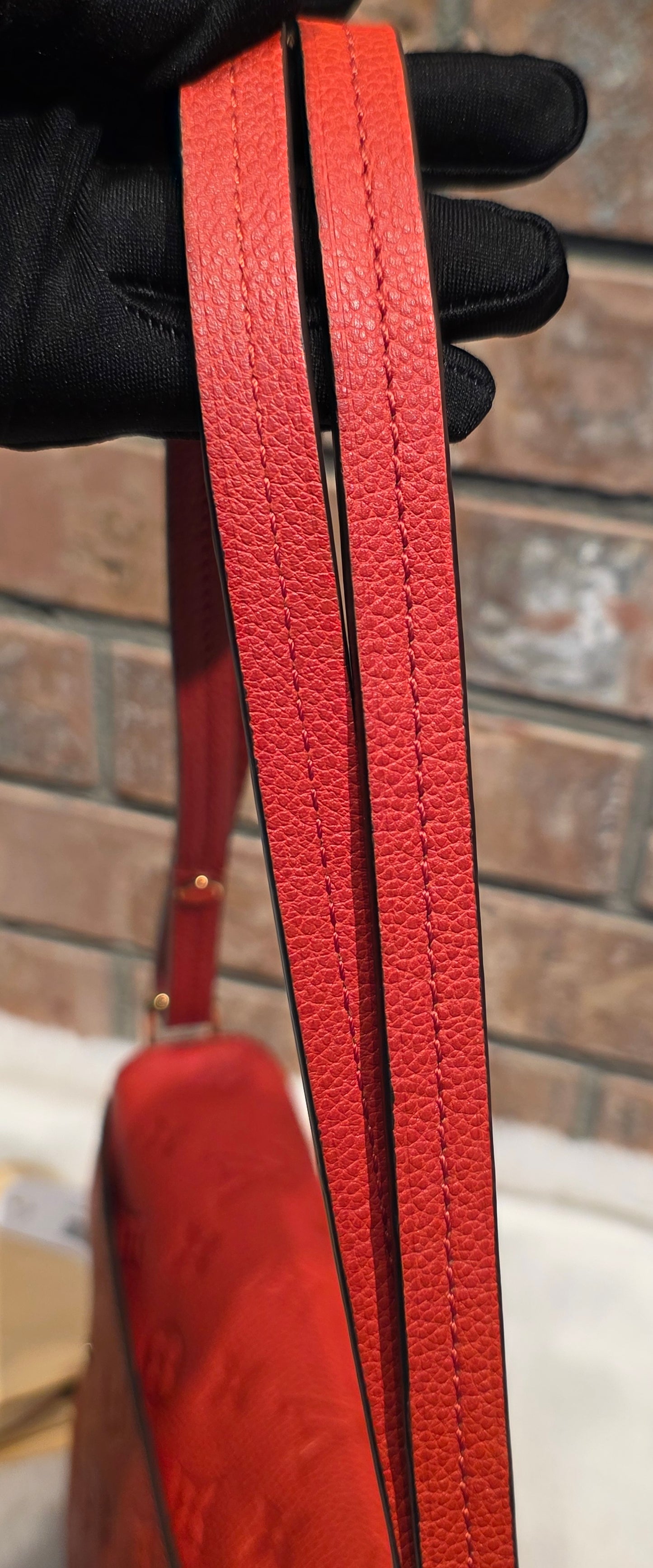 Authentic Louis Vuitton Fascinante Empreinte Red