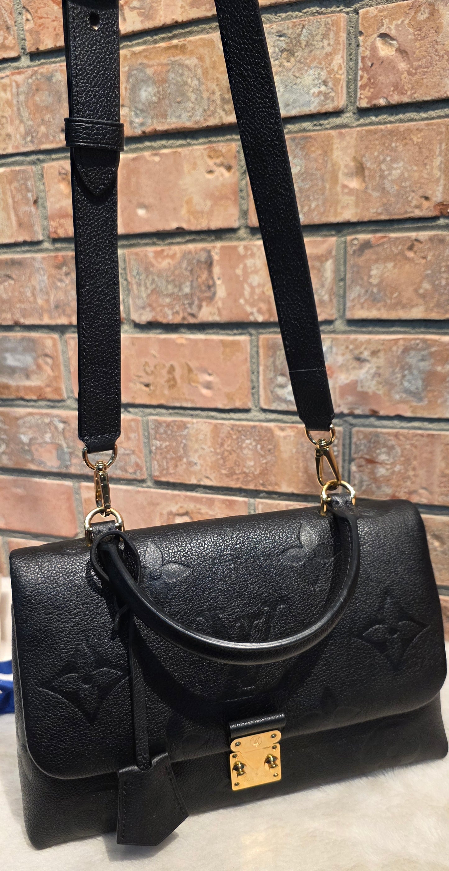 Authentic Louis Vuitton Madeleine MM Empreinte Noir