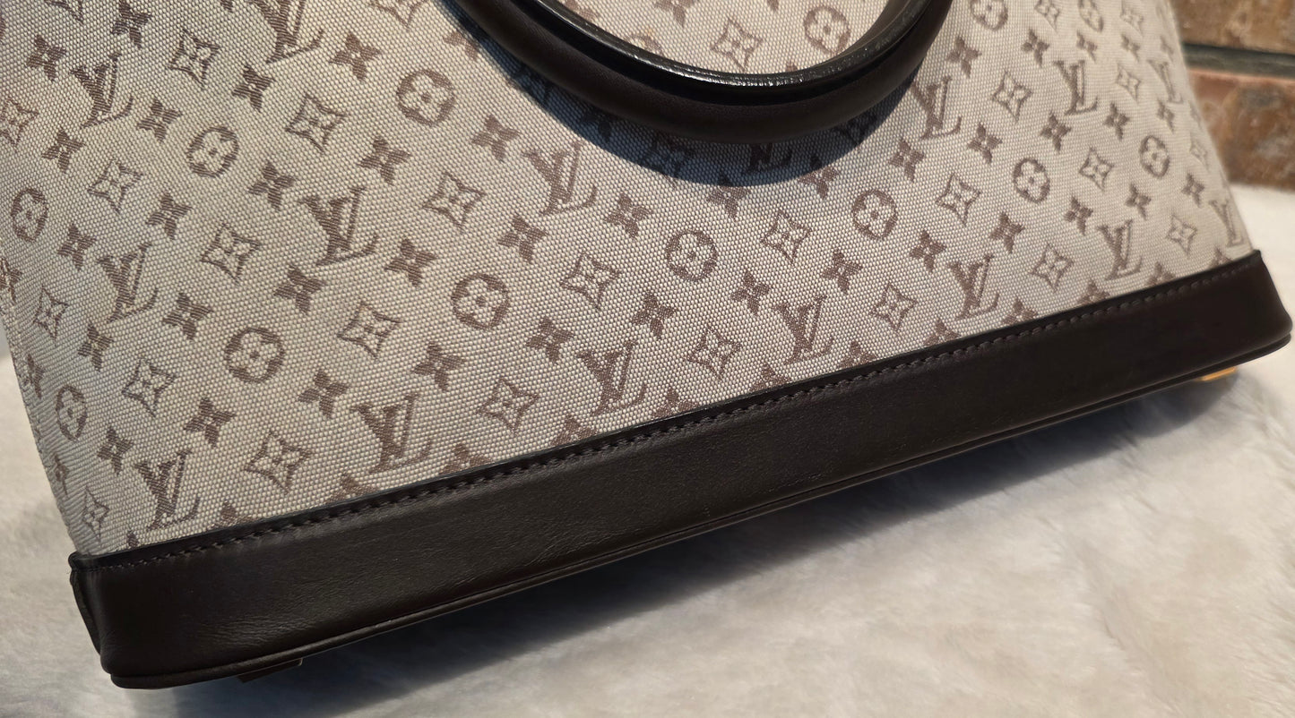 Authentic Louis Vuitton Alma Mini Lin Haut (Tall)