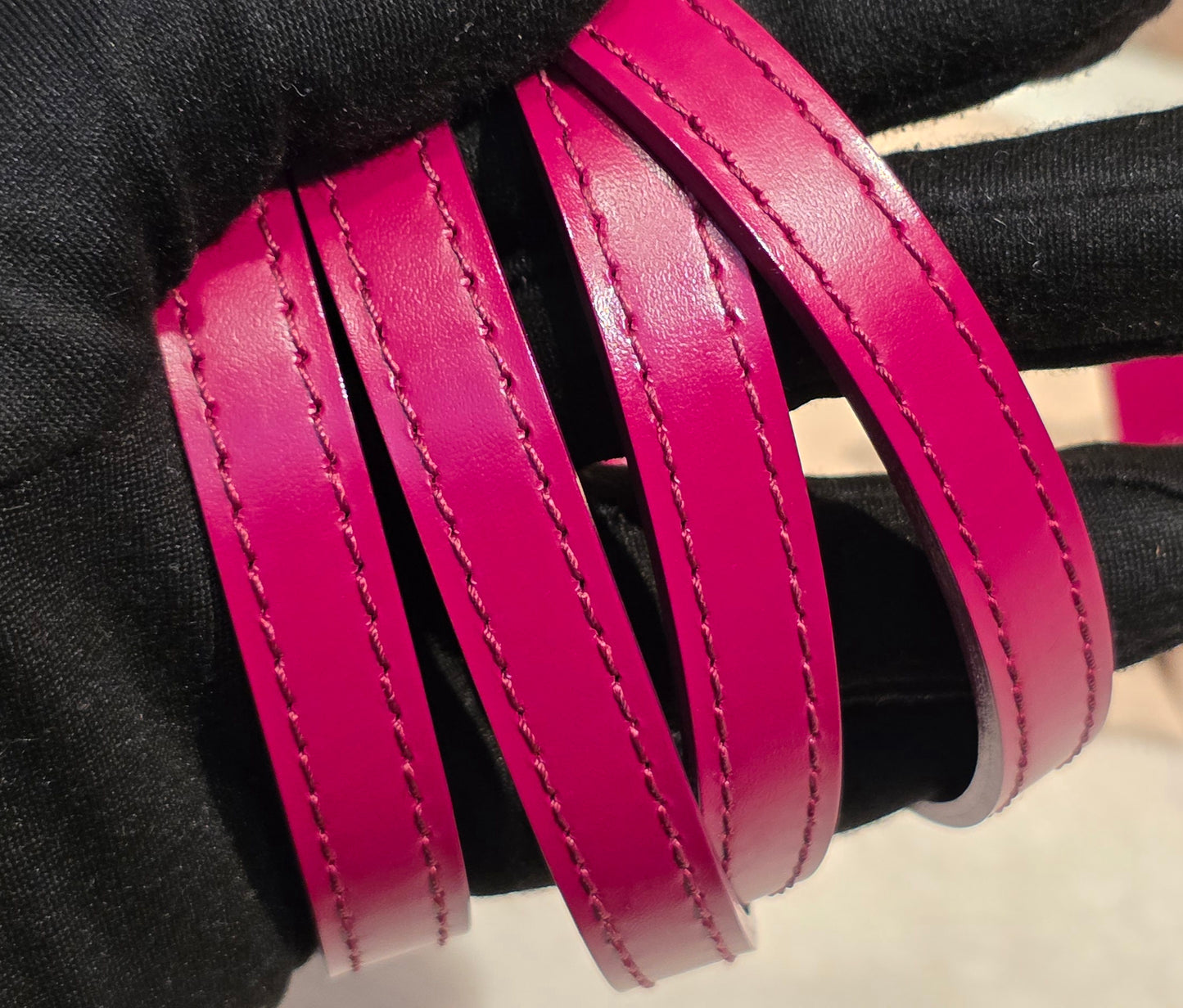 Authentic Louis Vuitton Alma BB Epi Leather in Fuchsia