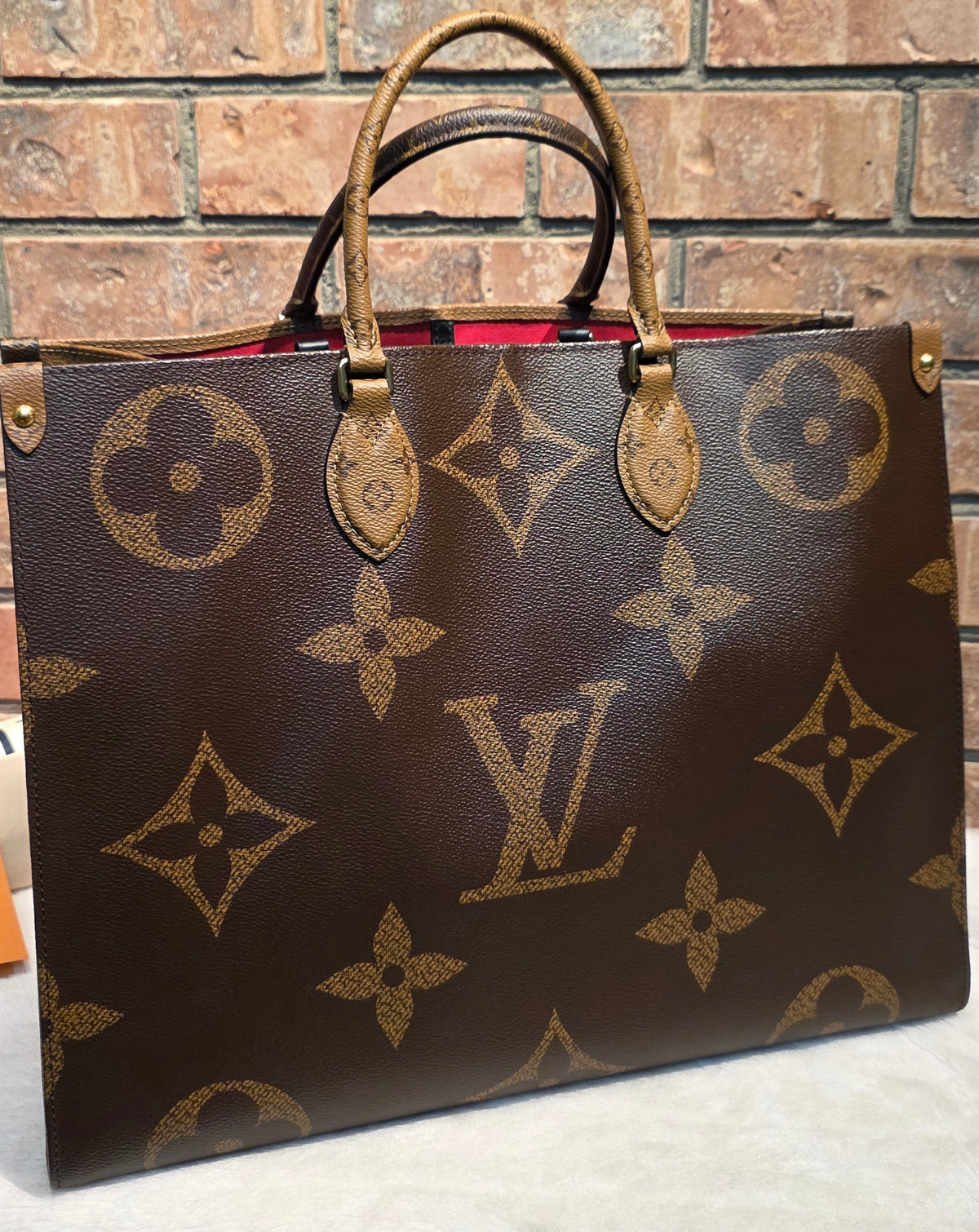 Authentic Louis Vuitton OTG GM Monogram Reverse