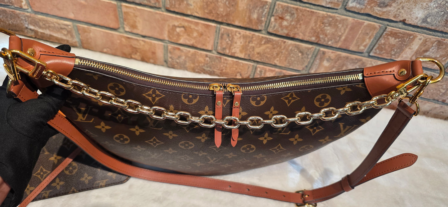 Authentic Louis Vuitton Loop Hobo with Pouch