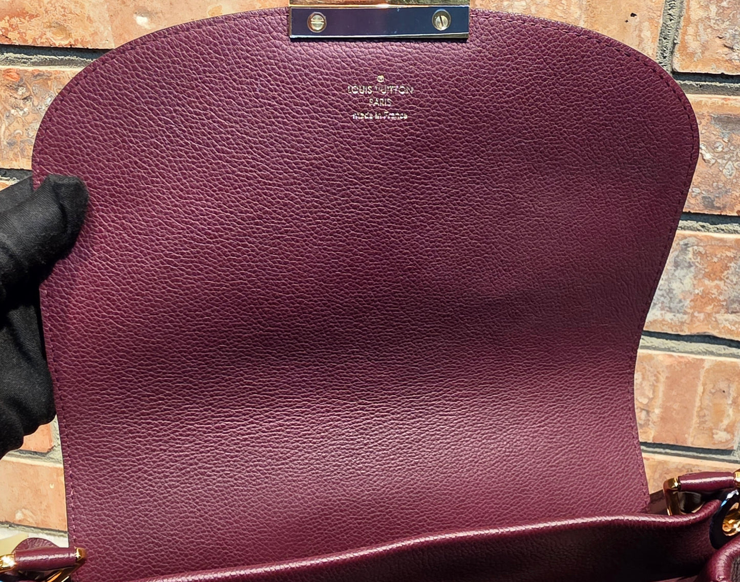 Authentic Louis Vuitton Olympe Monogram Bordeaux