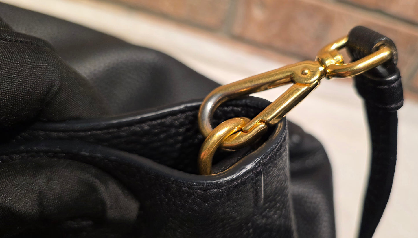 Authentic Prada Vitello Daino Leather Shopping Tote