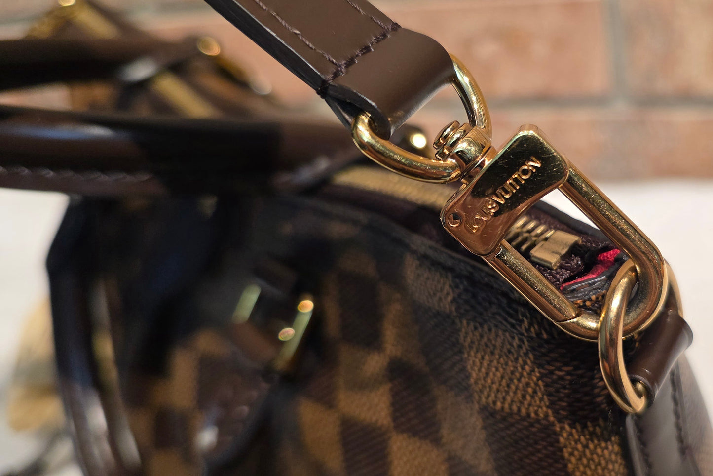 Authentic Louis Vuitton Siena PM Damier Ebene