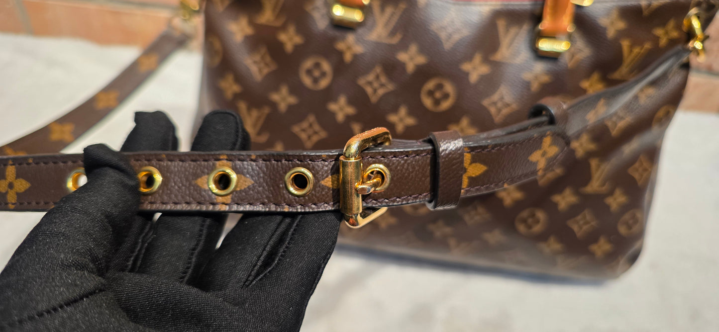 Authentic Louis Vuitton Pallas MM Red