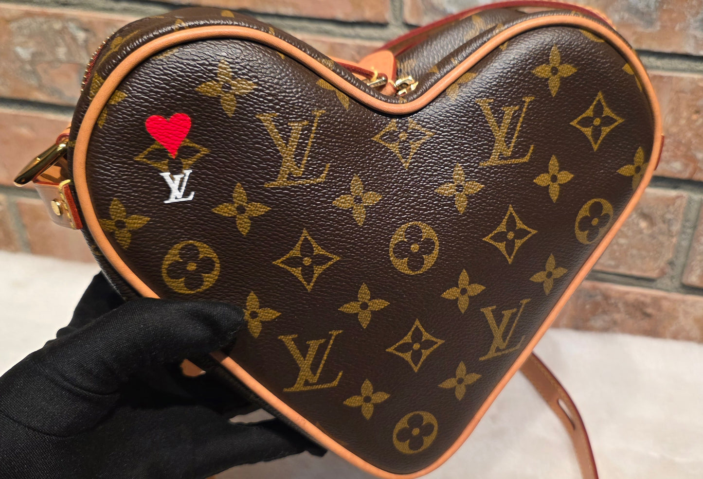 Authentic Louis Vuitton Couer Game On Heart Bag