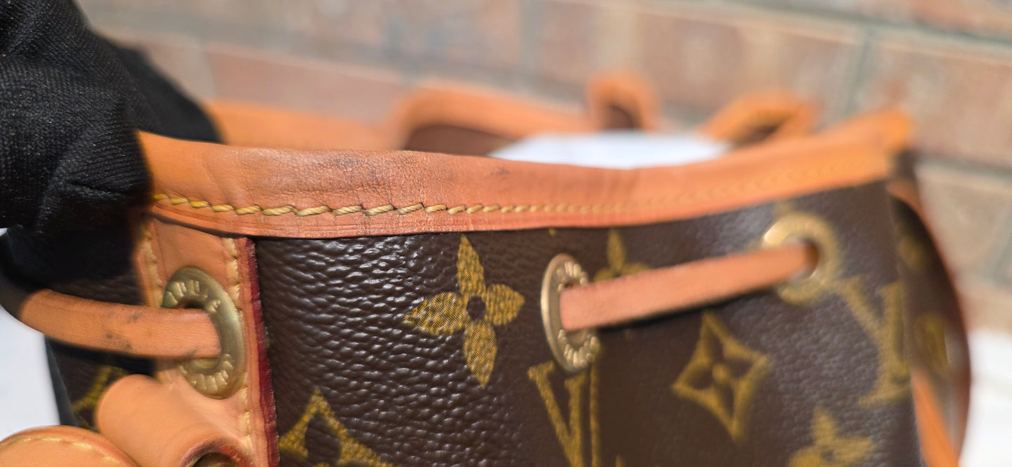 Authentic Louis Vuitton Petite Noe Monogram