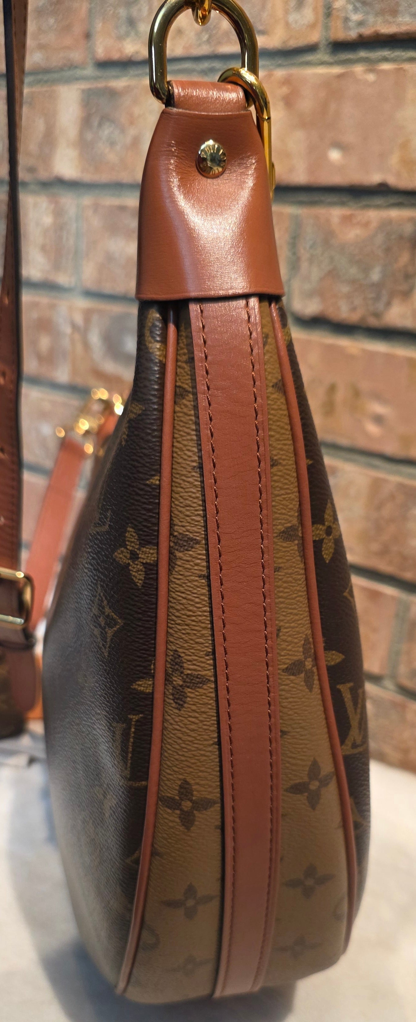 Authentic Louis Vuitton Loop Hobo with Pouch