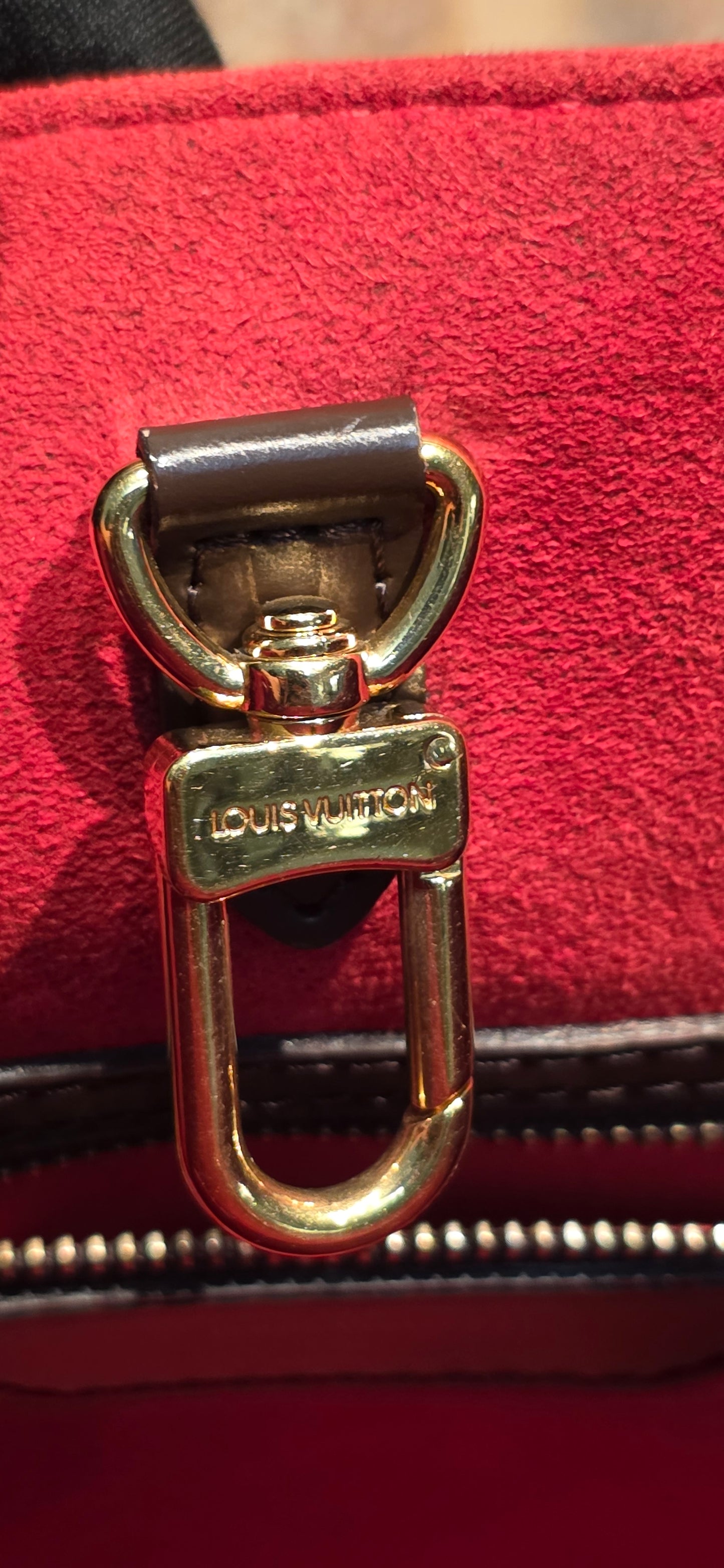 Authentic Louis Vuitton Hampstead MM Damier Ebene
