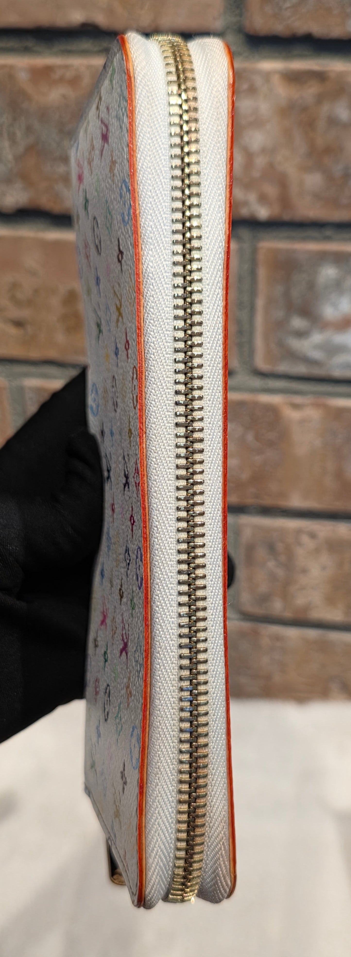 Authentic Louis Vuitton x Murakami Multicolor Zippy Wallet