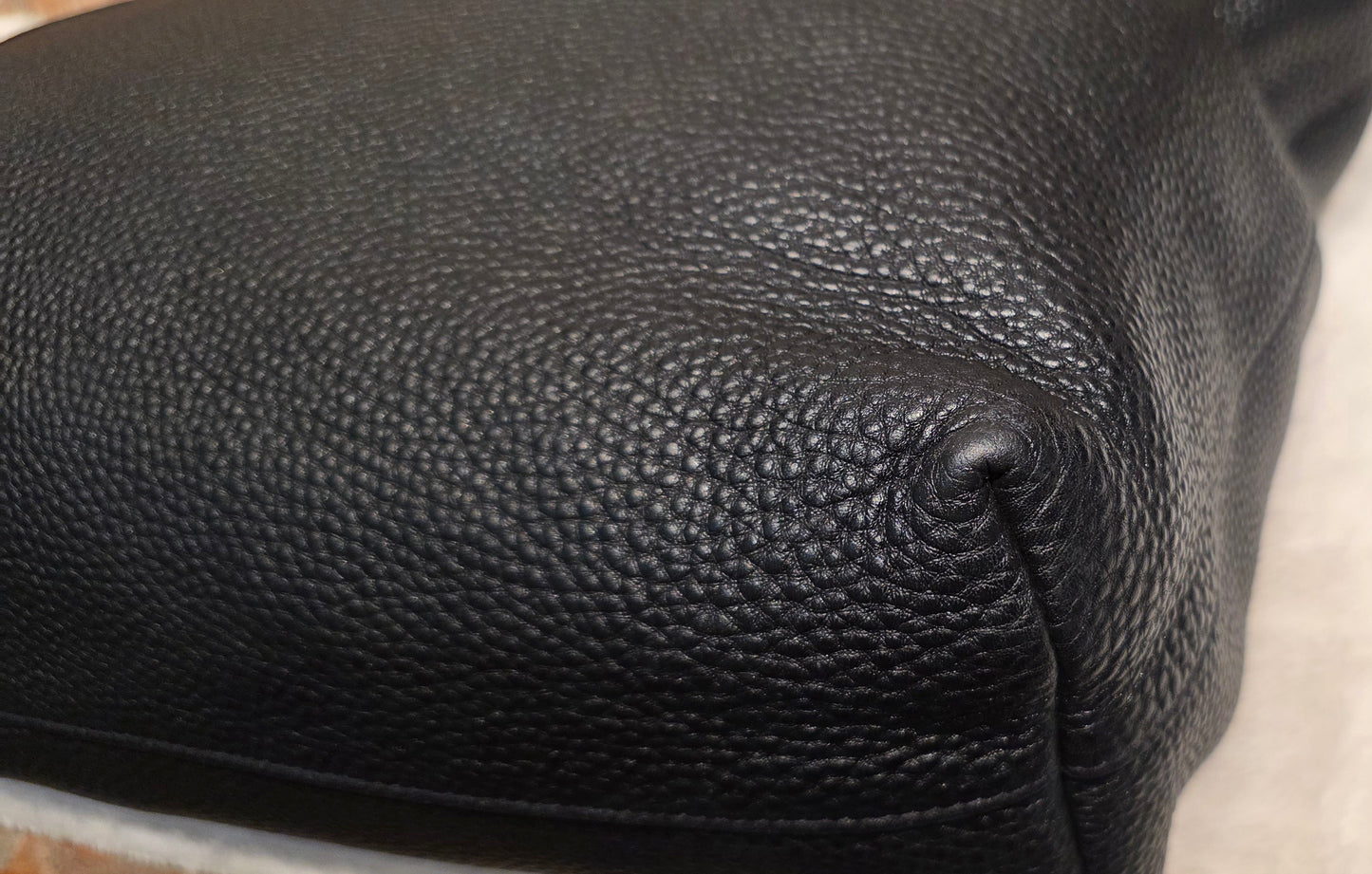 Authentic Prada Vitello Daino Leather Shopping Tote