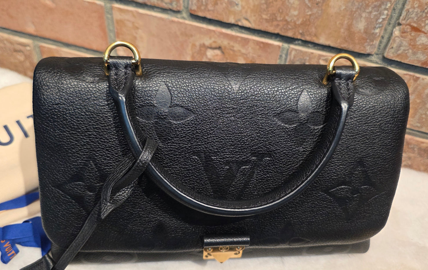 Authentic Louis Vuitton Madeleine MM Empreinte Noir