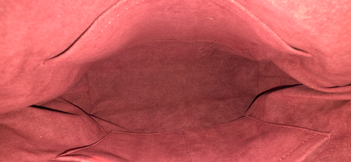 Authentic Louis Vuitton Pallas MM in Raisin