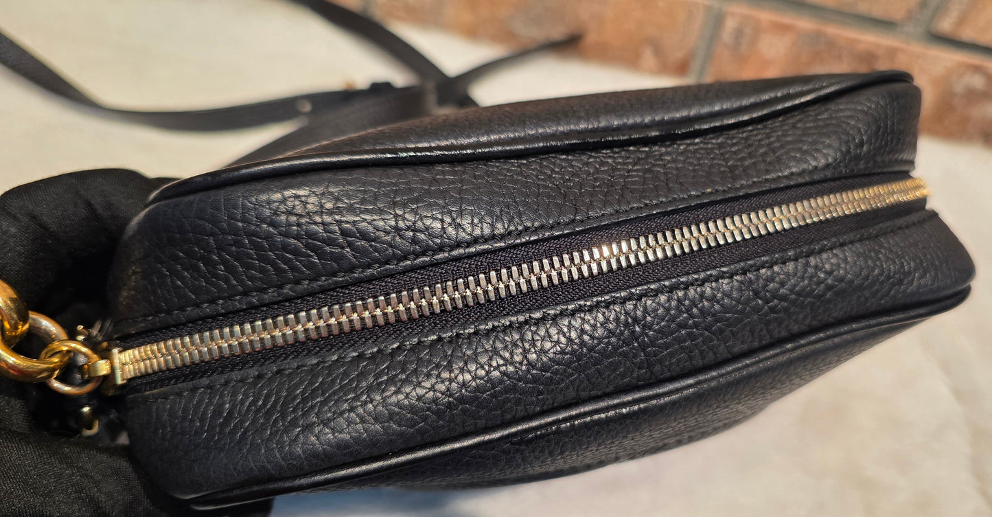 Authentic Gucci Soho Disco Crossbody Black