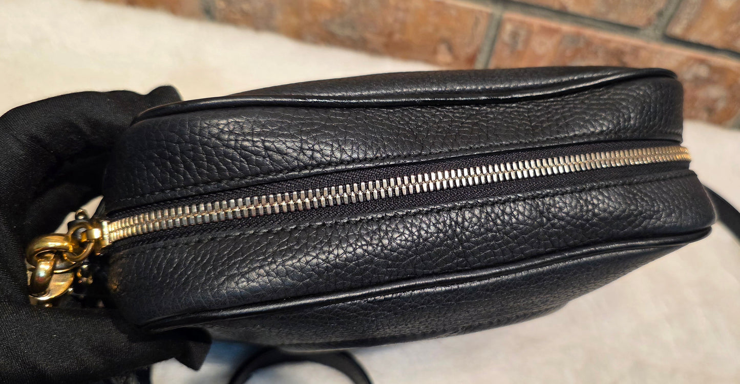 Authentic Gucci Soho Disco Crossbody Black