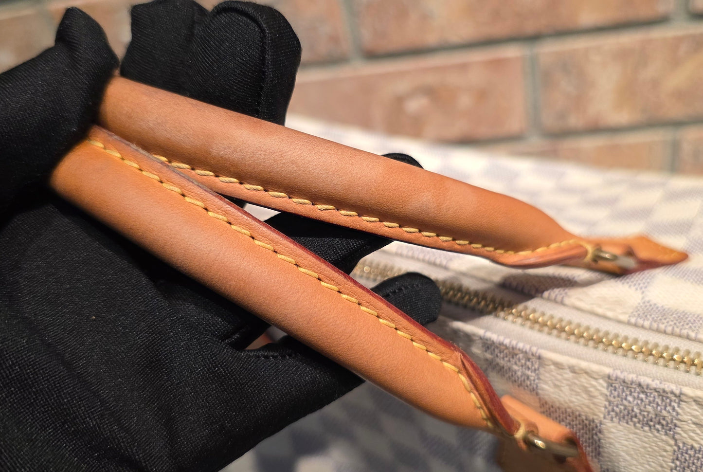 Authentic Louis Vuitton Speedy 30 Damier Azur