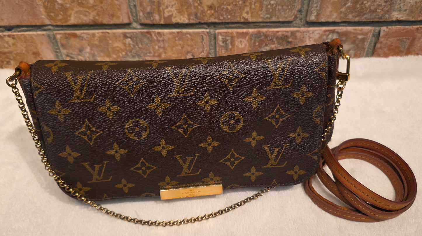 Authentic Louis Vuitton Favorite MM Monogram
