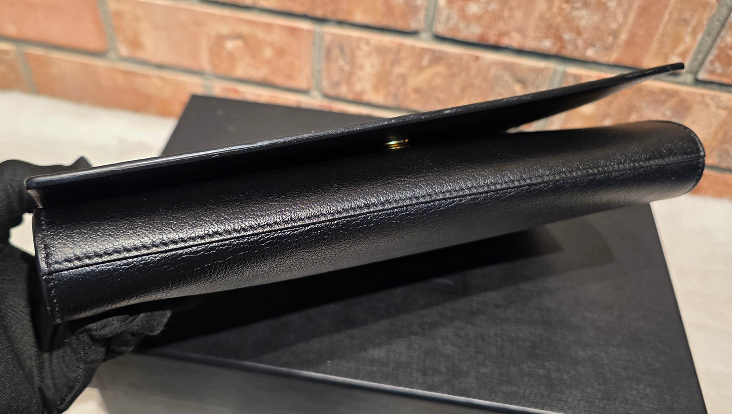 Authentic YSL Belle De Jour Large Clutch in Black