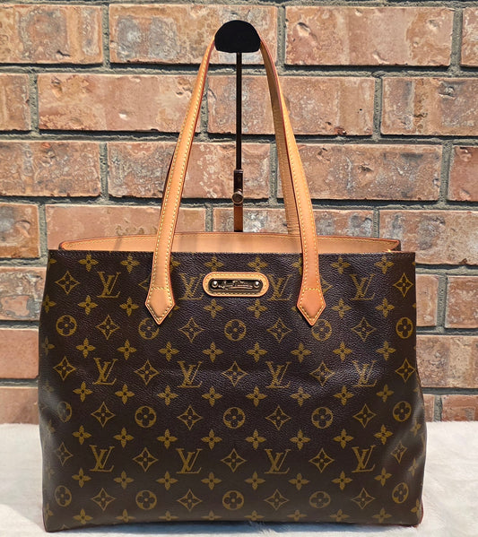 Authentic Louis Vuitton Wilshire MM Monogram