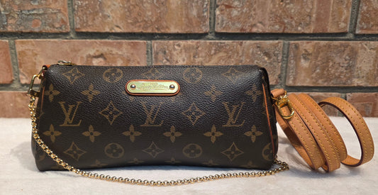 Authentic Louis Vuitton Eva Monogram