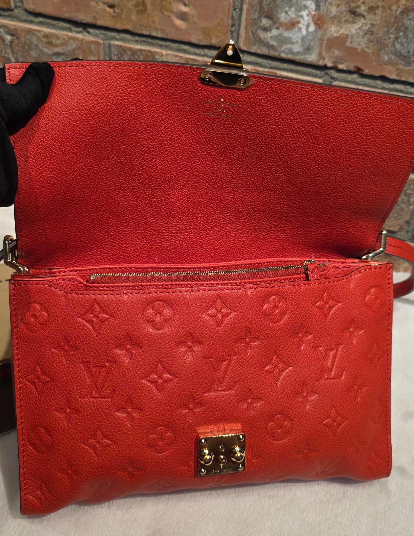 Authentic Louis Vuitton Fascinante Empreinte Red
