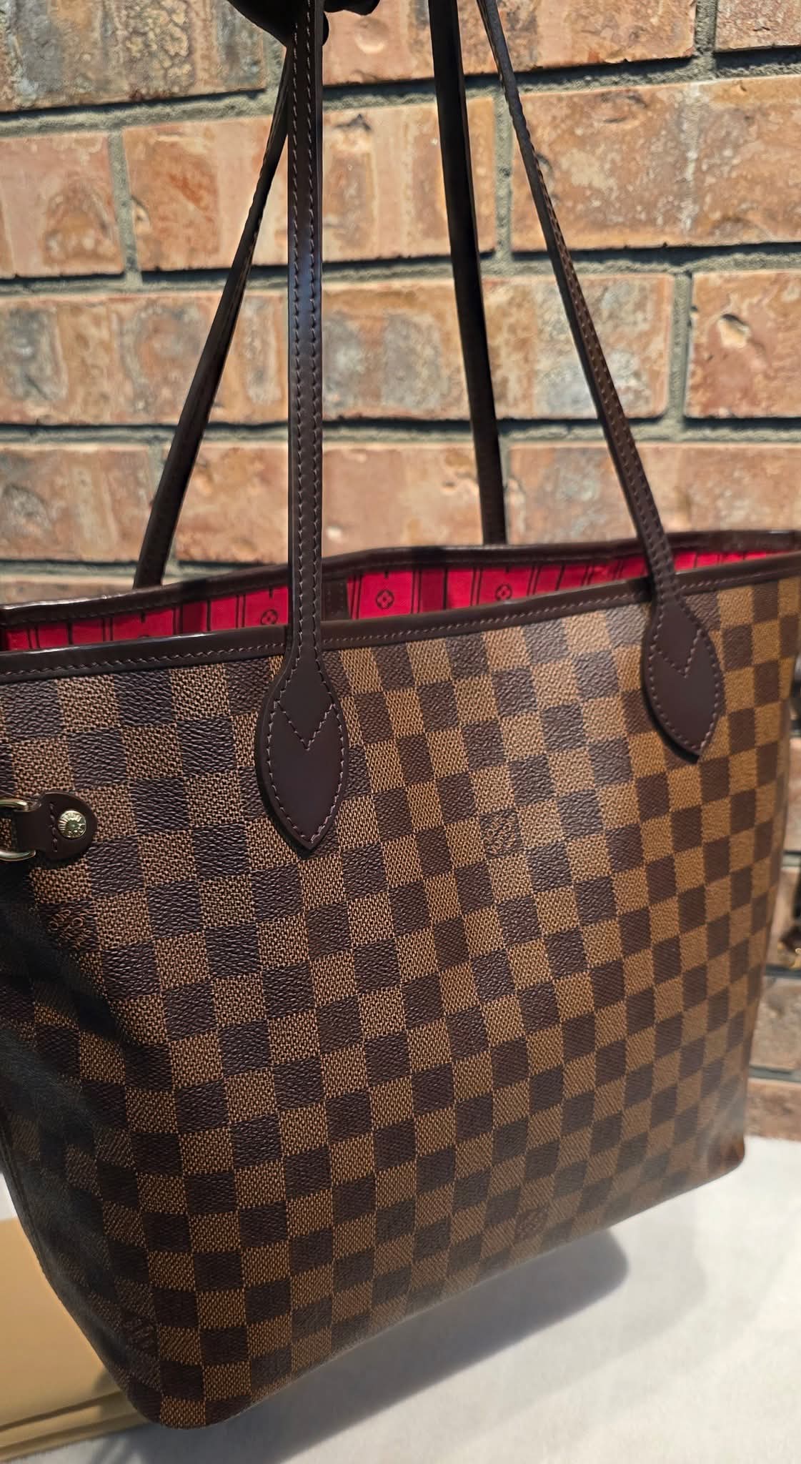 Authentic Louis Vuitton Neverfull MM Damier Ebene