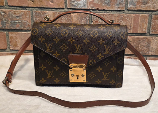 Authentic Louis Vuitton Monceau 26