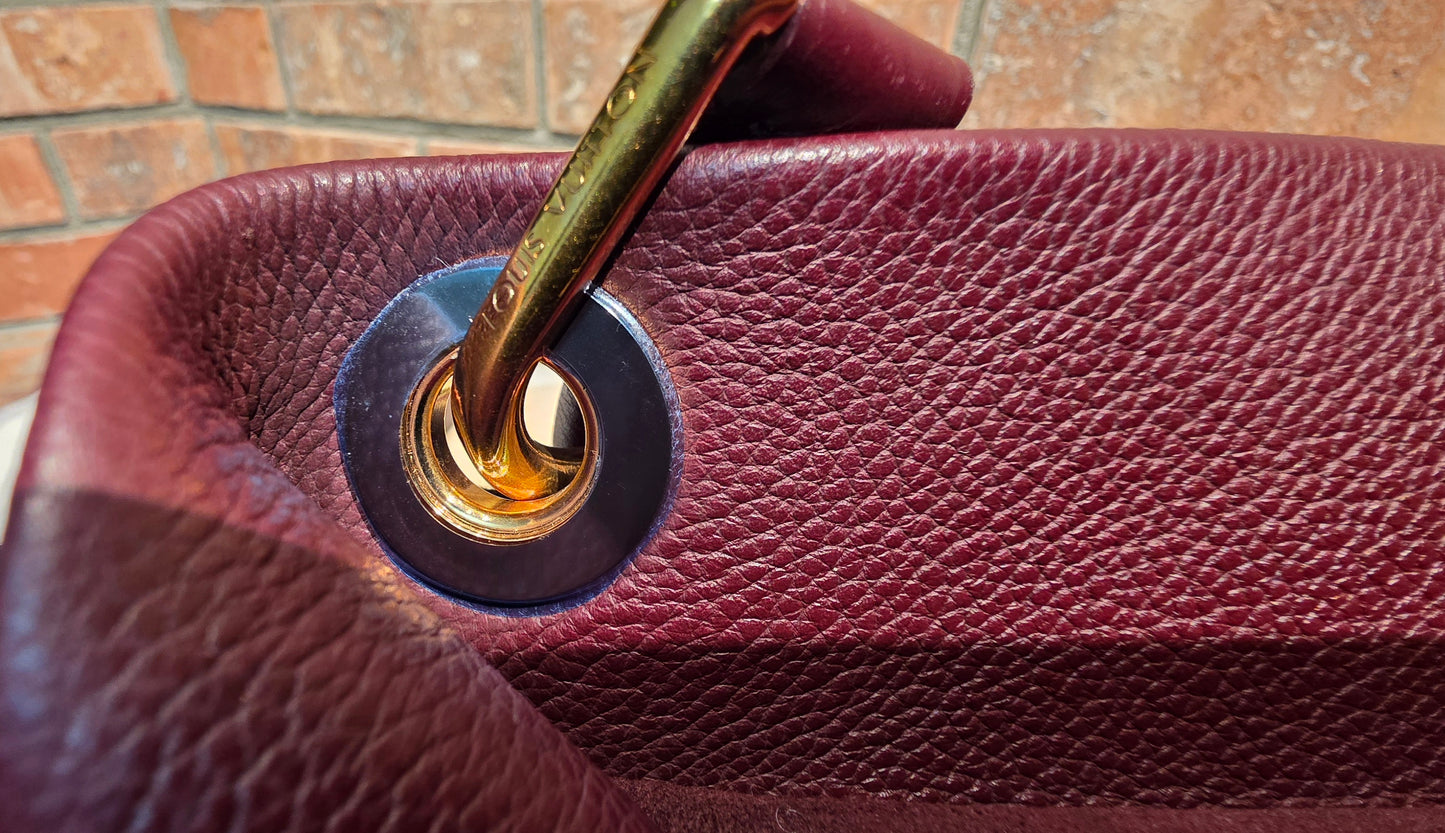 Authentic Louis Vuitton Olympe Monogram Bordeaux