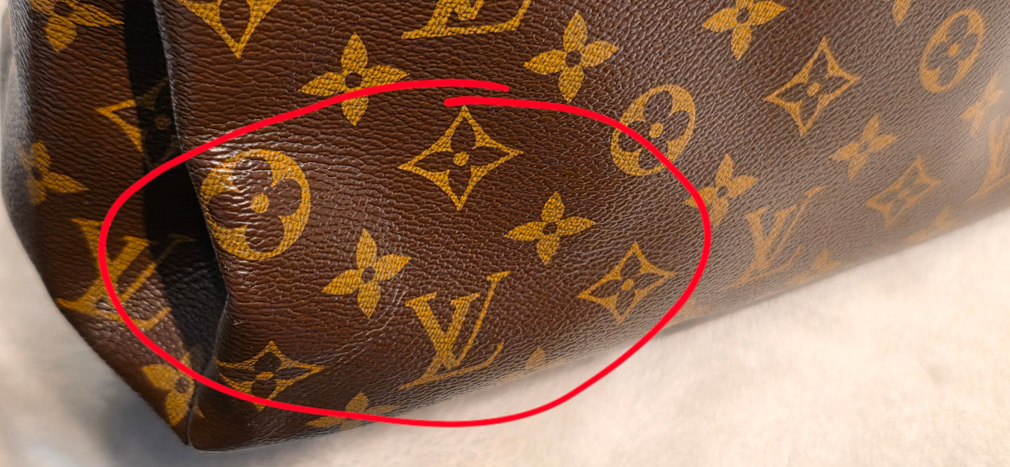 Authentic Louis Vuitton Pallas MM Noir