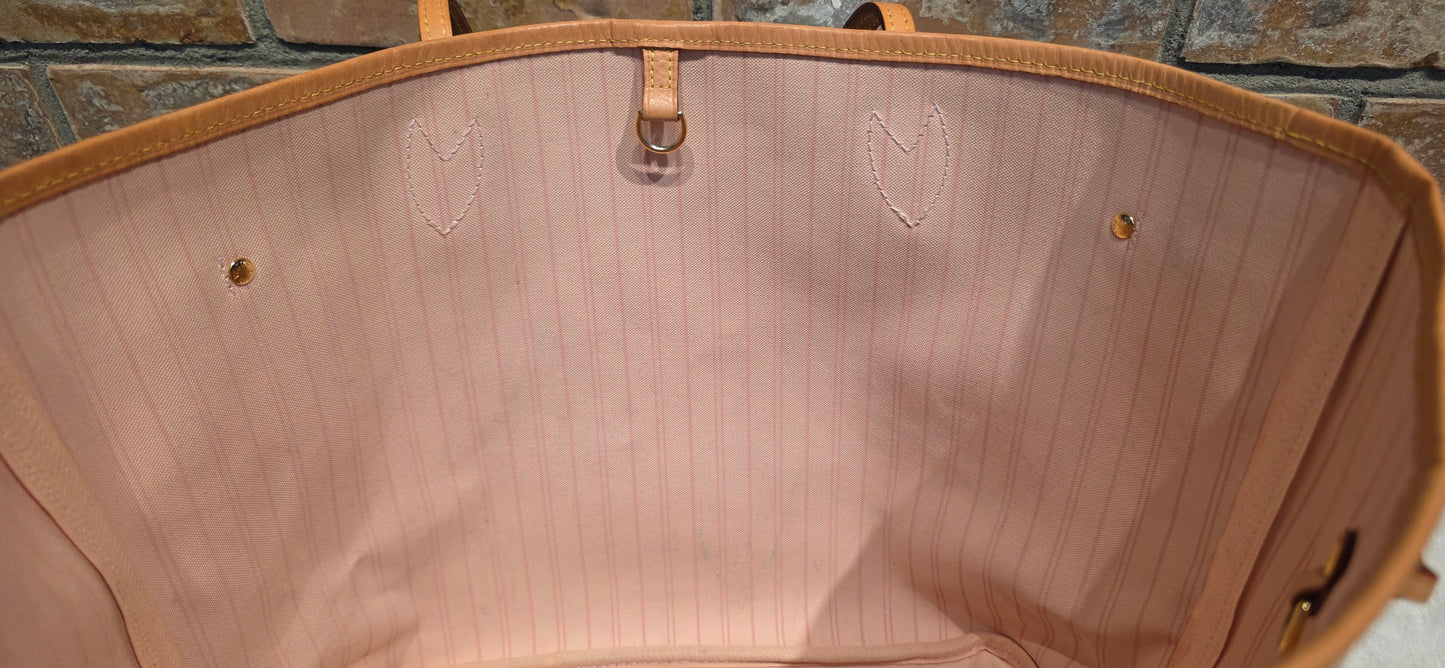 Authentic Louis Vuitton Neverfull MM Damier Azur (Bag Only)