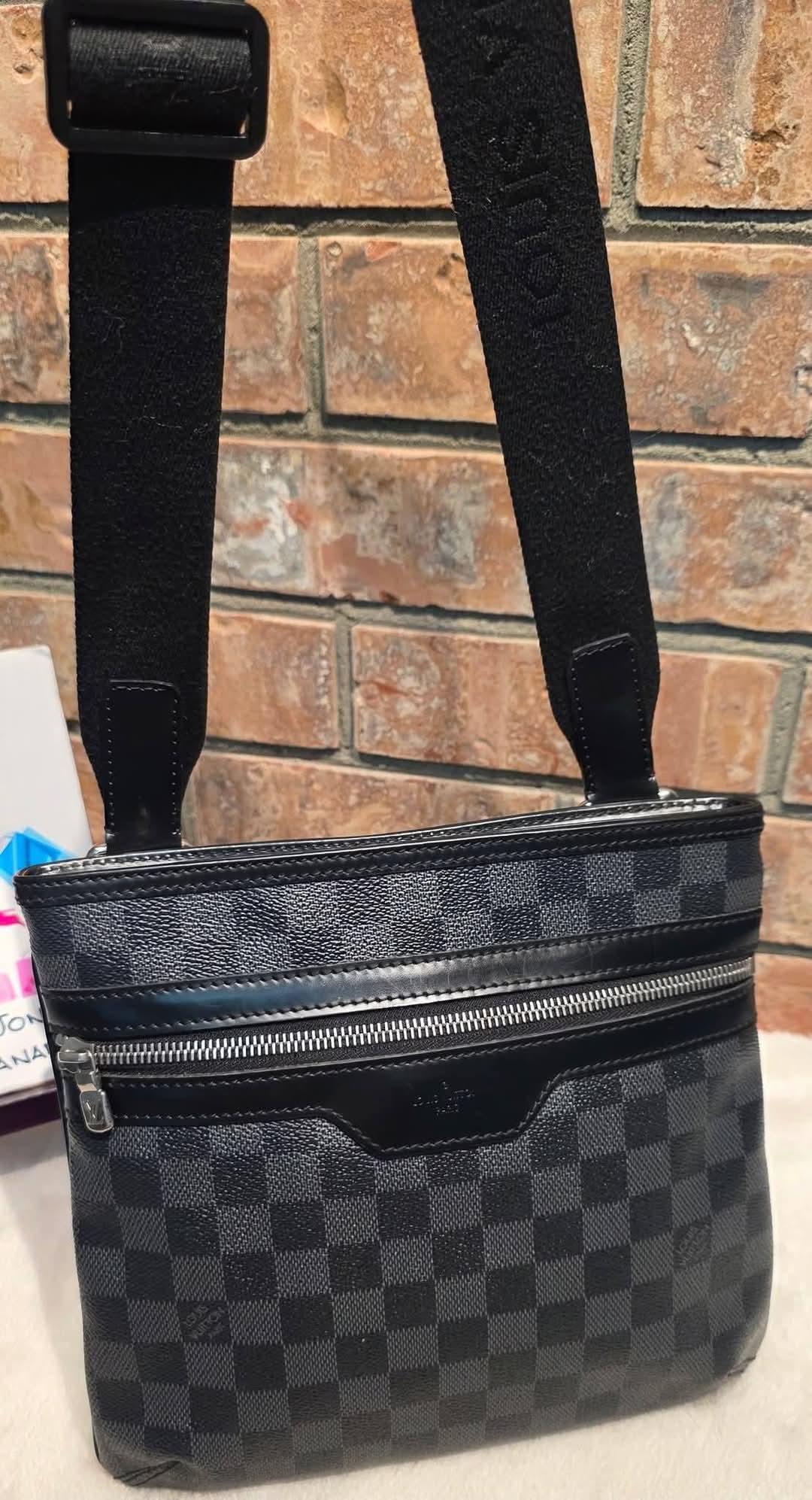 Authentic Louis Vuitton Thomas Crossbody Damier Graphite
