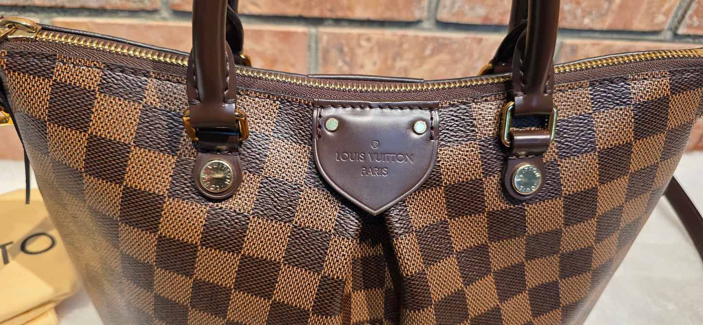 Authentic Louis Vuitton Siena PM Damier Ebene