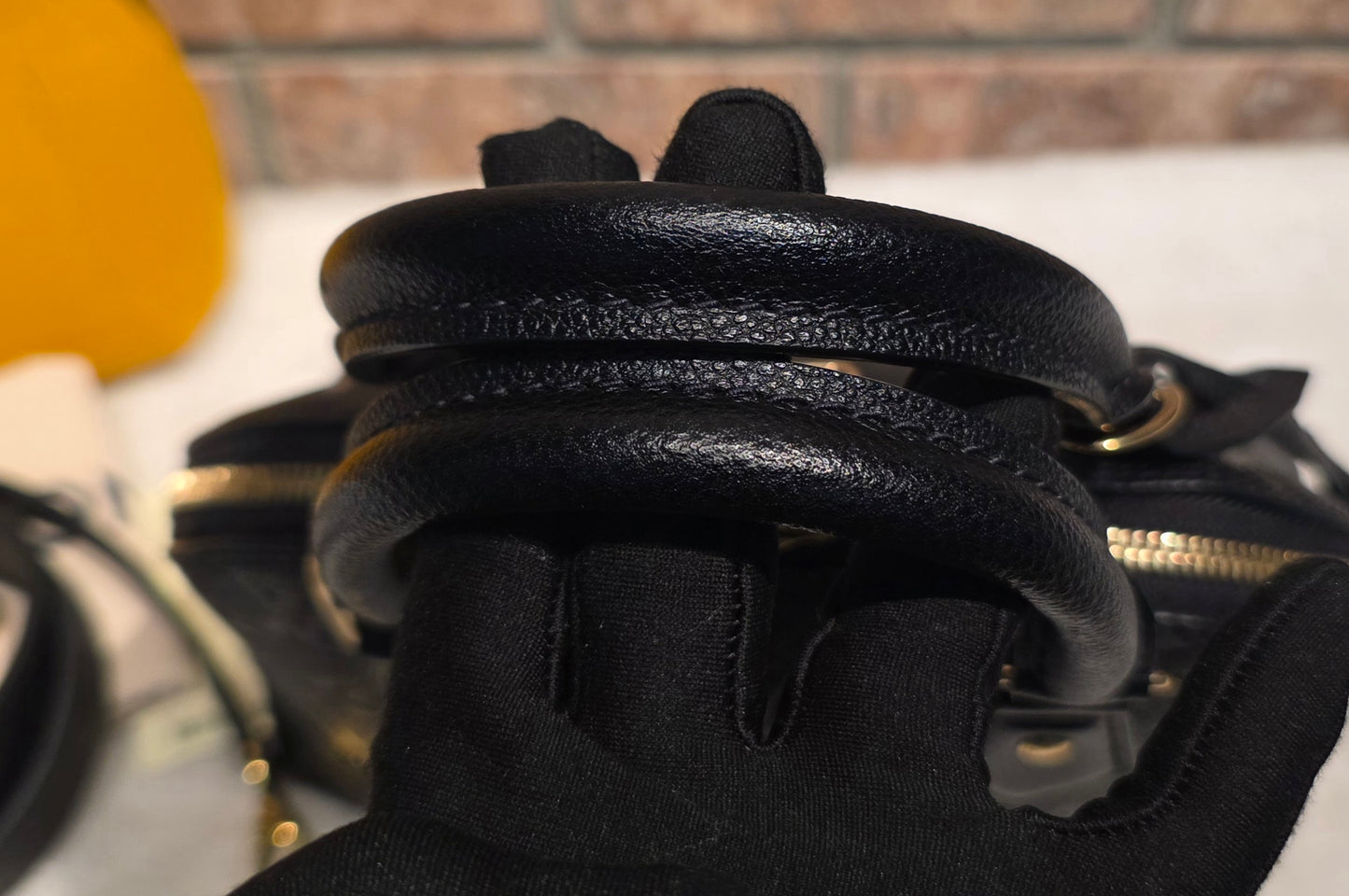 Authentic Louis Vuitton Neo Alma BB Empreinte Noir