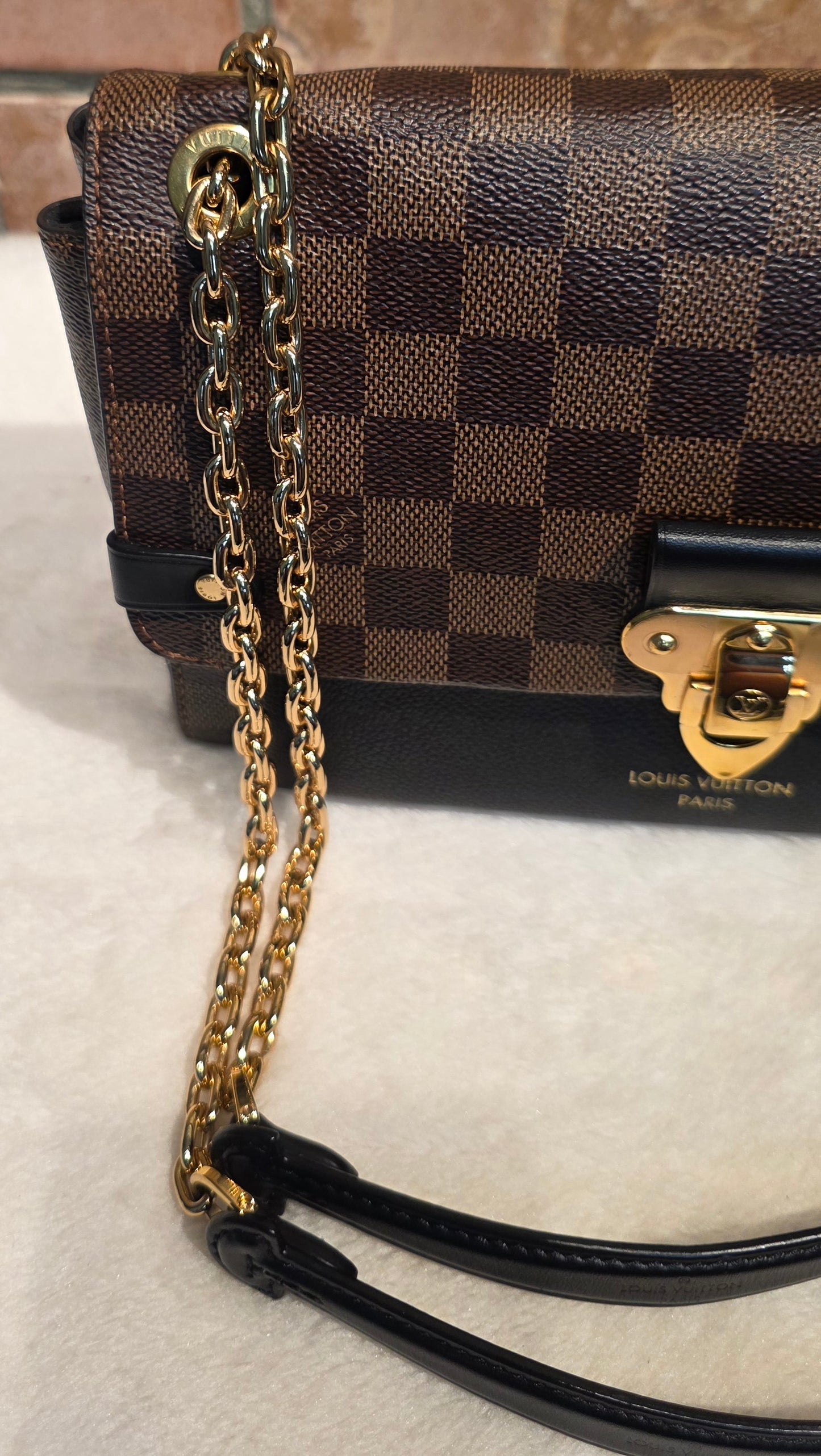 Authentic Louis Vuitton Vavin PM Damier Ebene