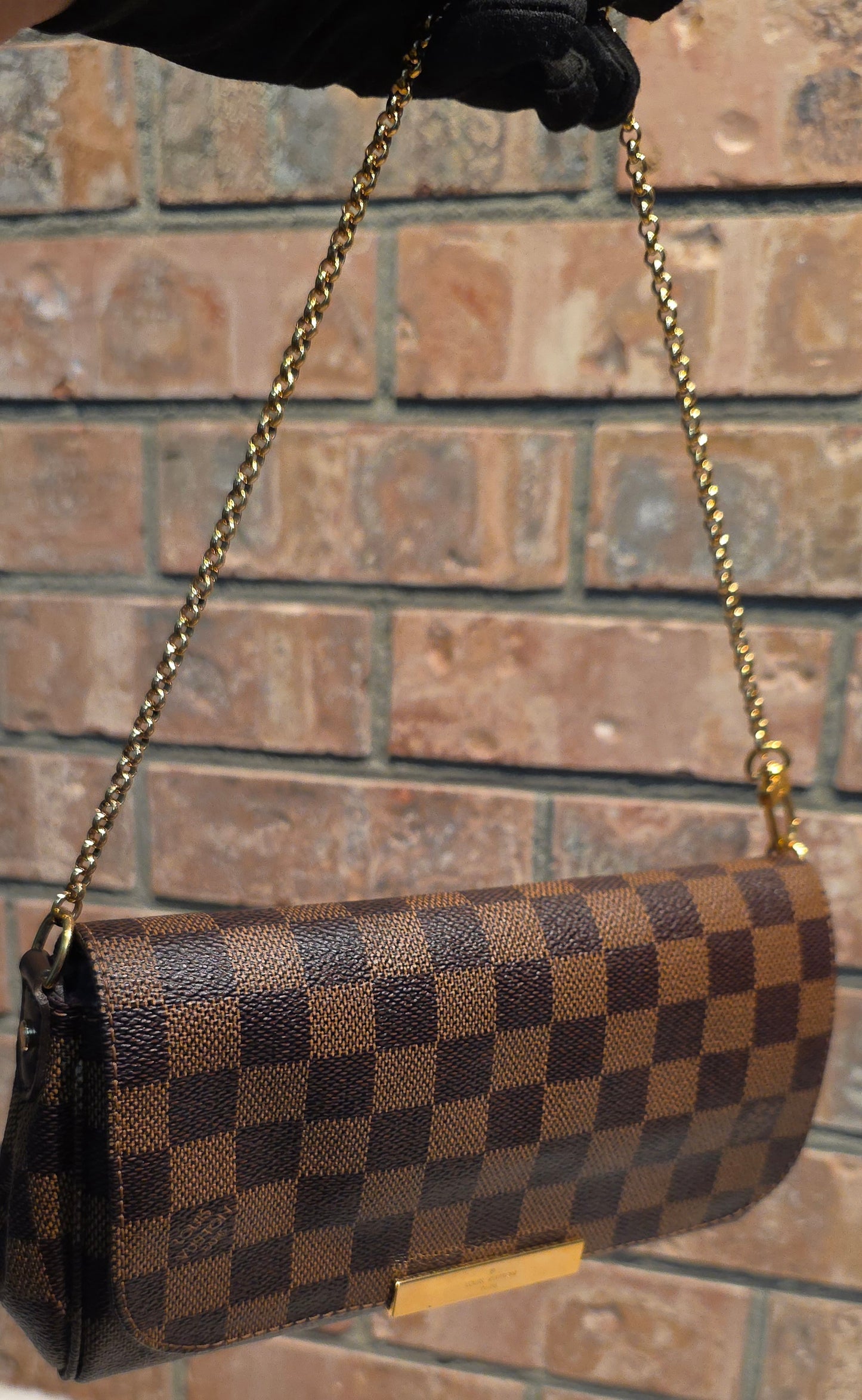 Authentic Louis Vuitton Favorite PM Damier Ebene