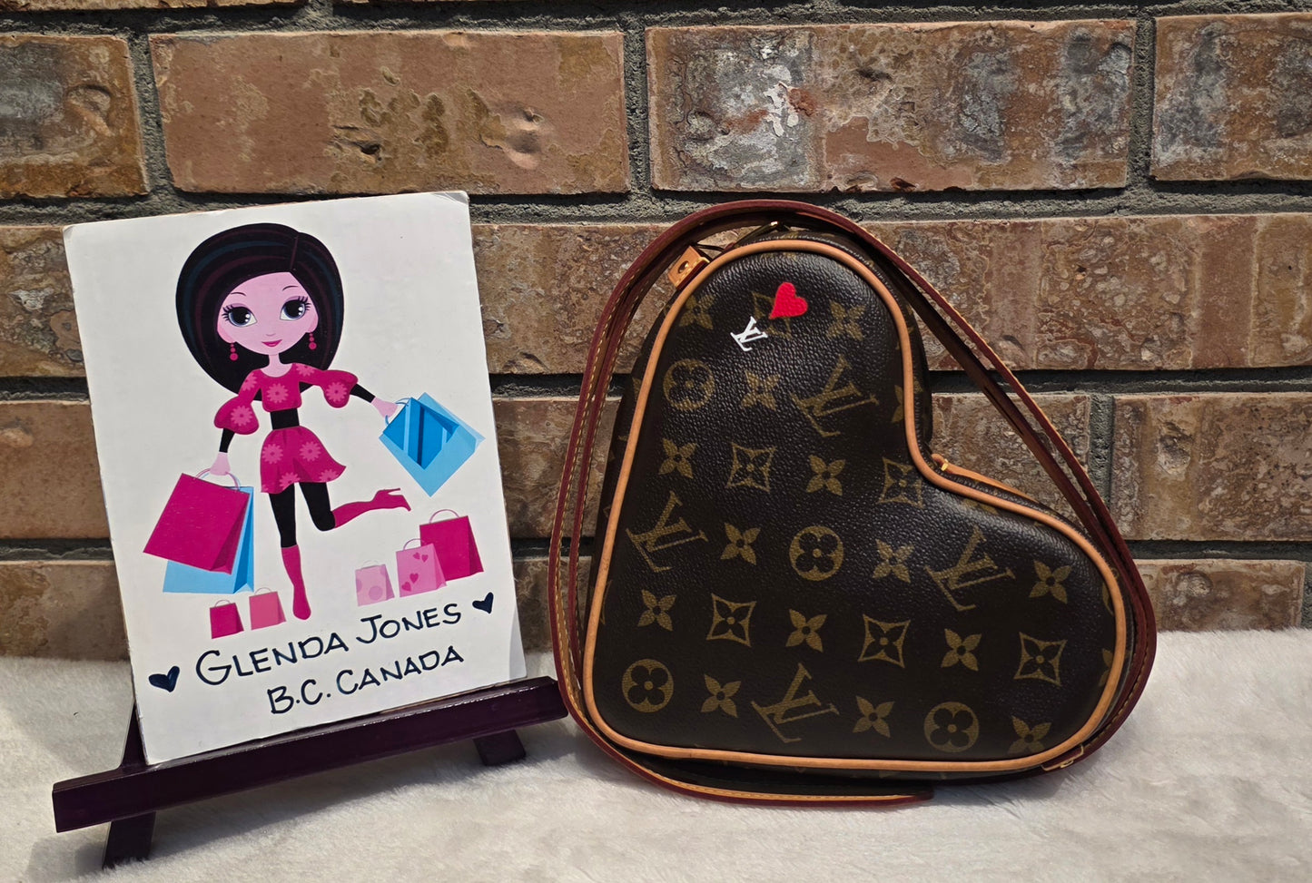 Authentic Louis Vuitton Couer Game On Heart Bag