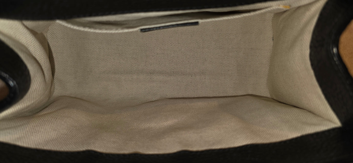 Authentic GG Marmont Top Handle Mini Black