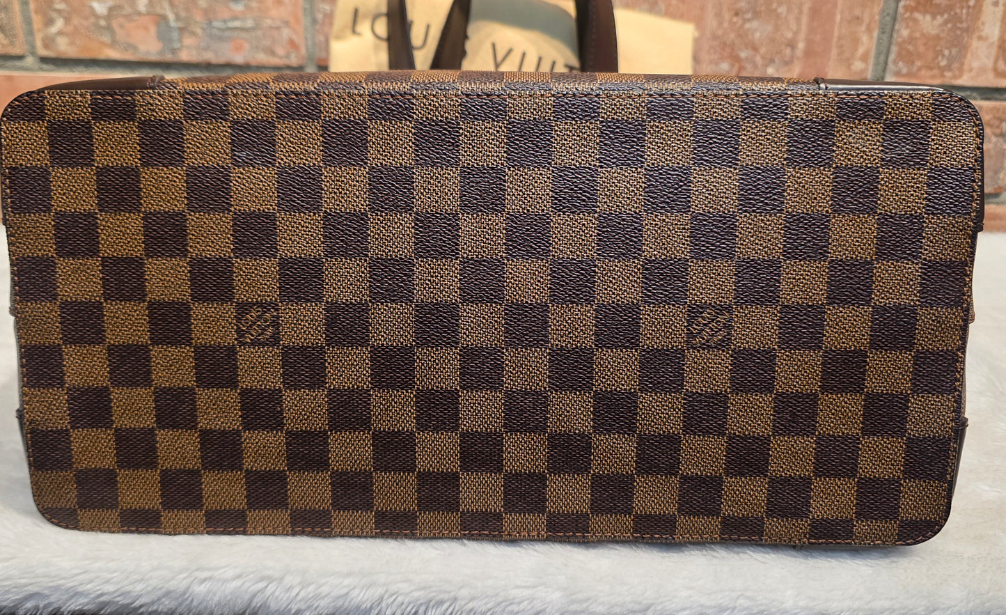 Authentic Louis Vuitton Hampstead MM Damier Ebene