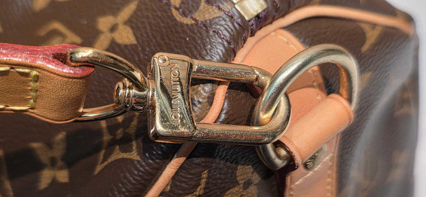 Authentic Louis Vuitton Speedy 35 Bandoliere