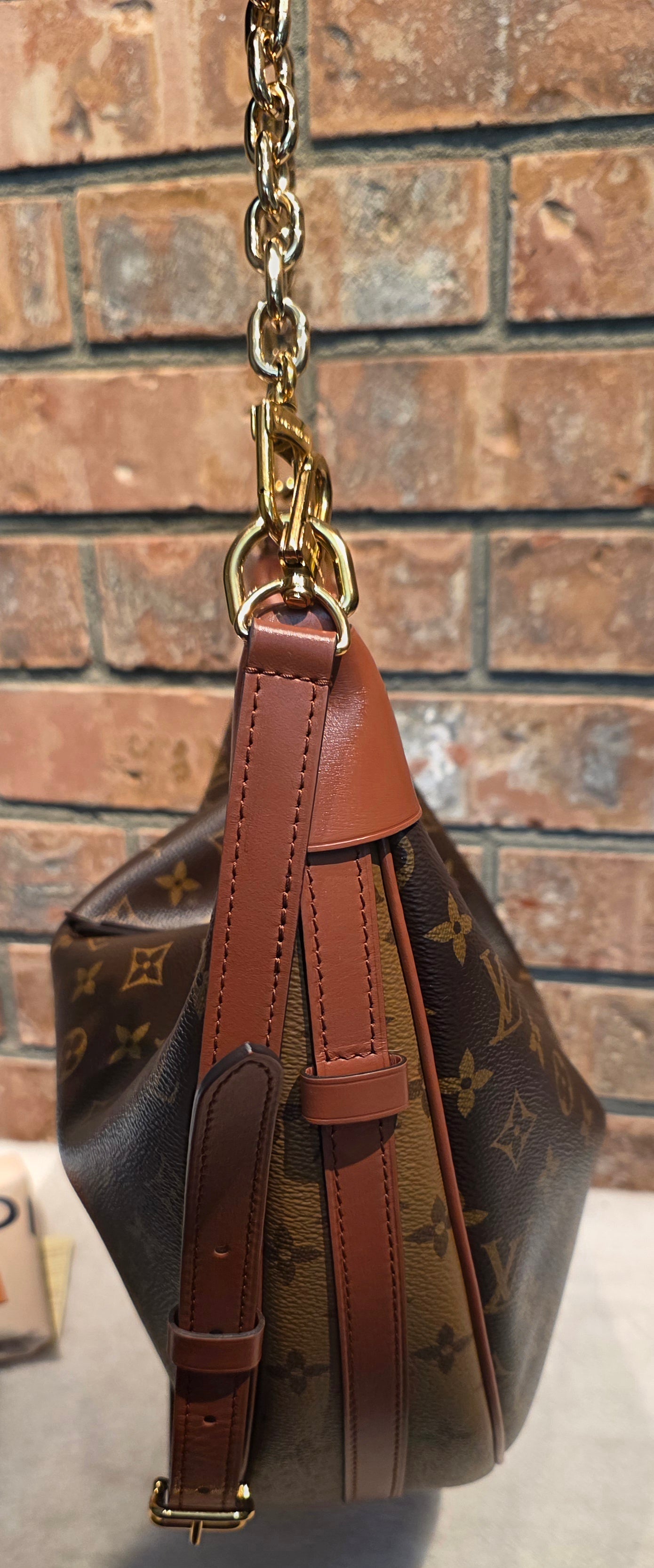 Authentic Louis Vuitton Loop Hobo with Pouch